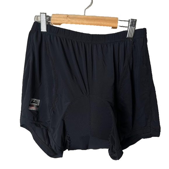 VEOBIKE Womens Black Cycling Bike Active Shorts Underwear Size XXL 2XL Padded 2" - Picture 1 of 10